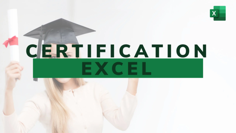 Certification EXCEL