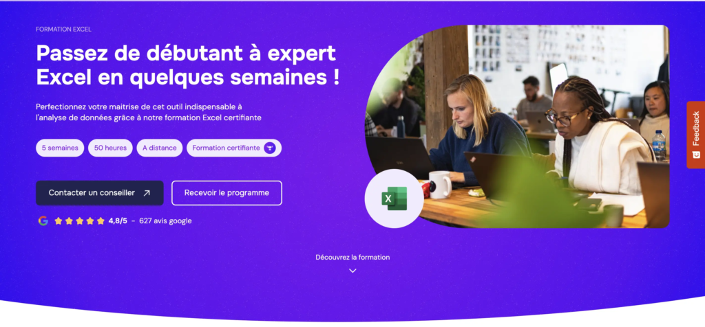 Formation Excel Data Bird débutant