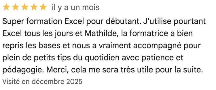 avis formation pédagogique et accompagnement personnalisé
